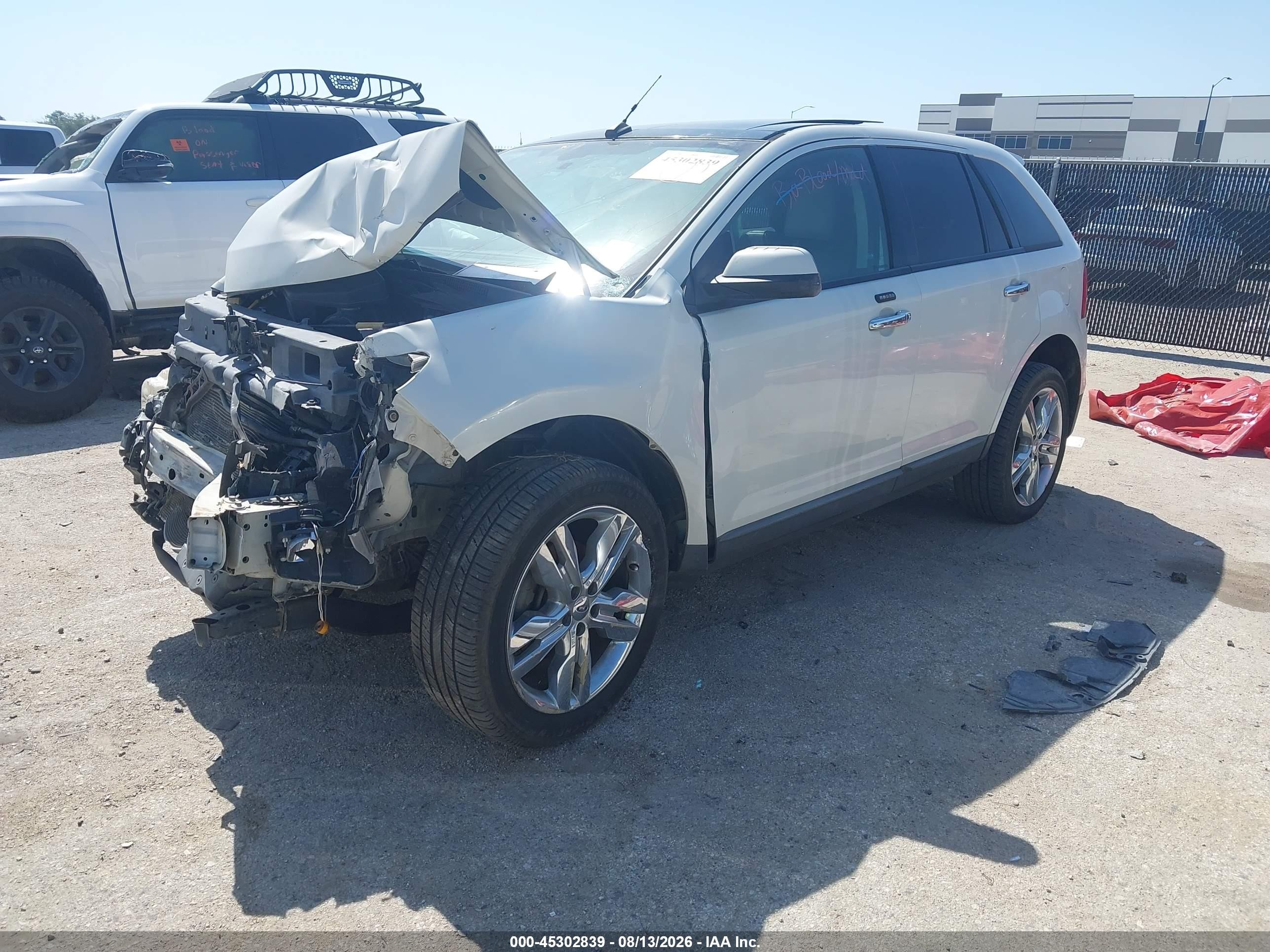 2011 Ford Edge Sel White vin: 2FMDK3JC8BBA96656