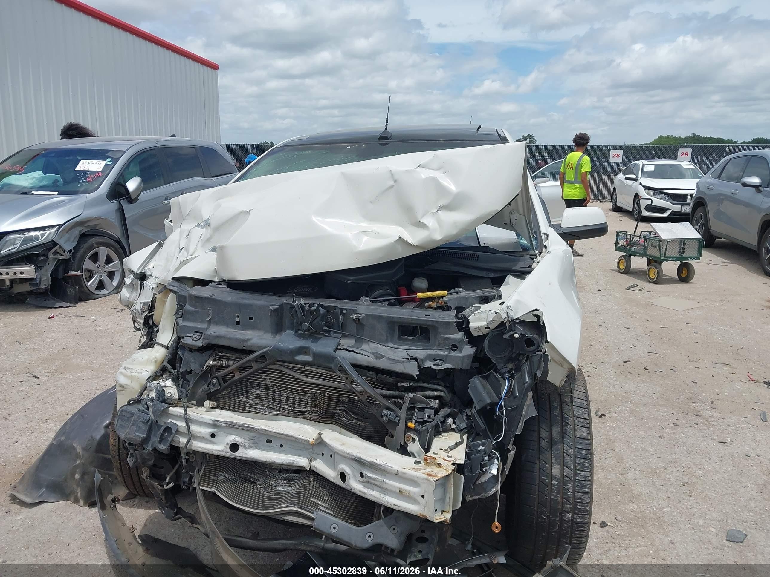 2011 Ford Edge Sel White vin: 2FMDK3JC8BBA96656