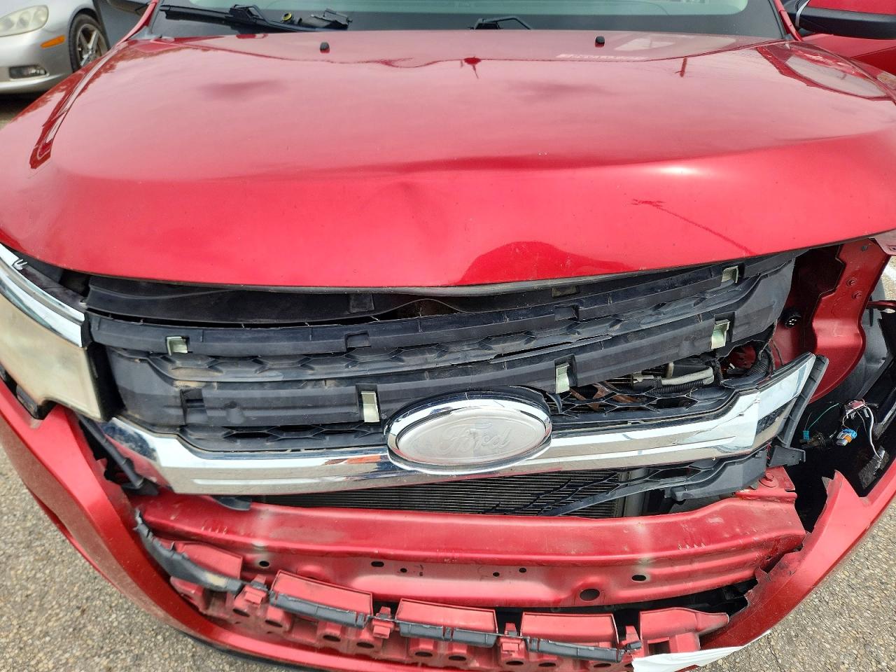 2011 Ford Edge Sel Maroon vin: 2FMDK3JC8BBB29512