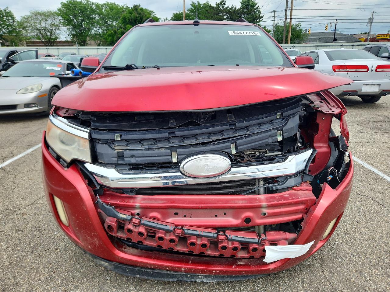 2011 Ford Edge Sel Maroon vin: 2FMDK3JC8BBB29512