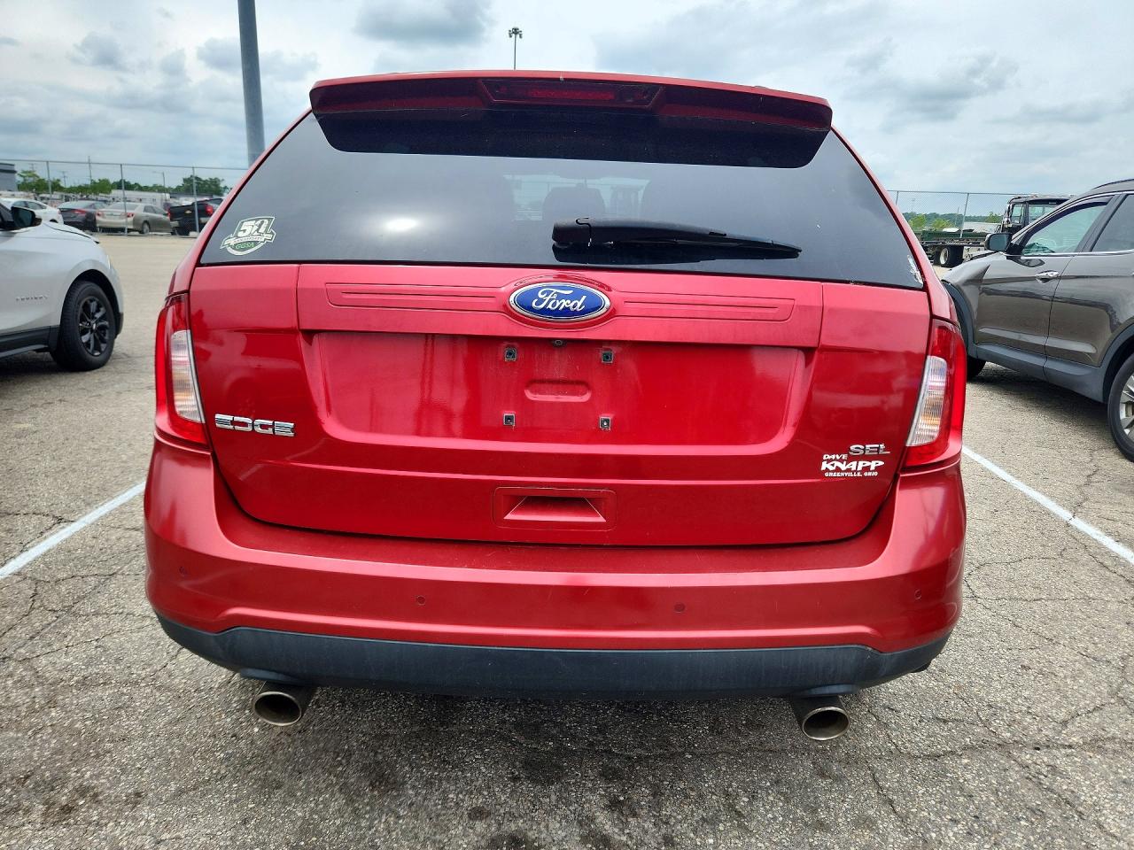 2011 Ford Edge Sel Maroon vin: 2FMDK3JC8BBB29512