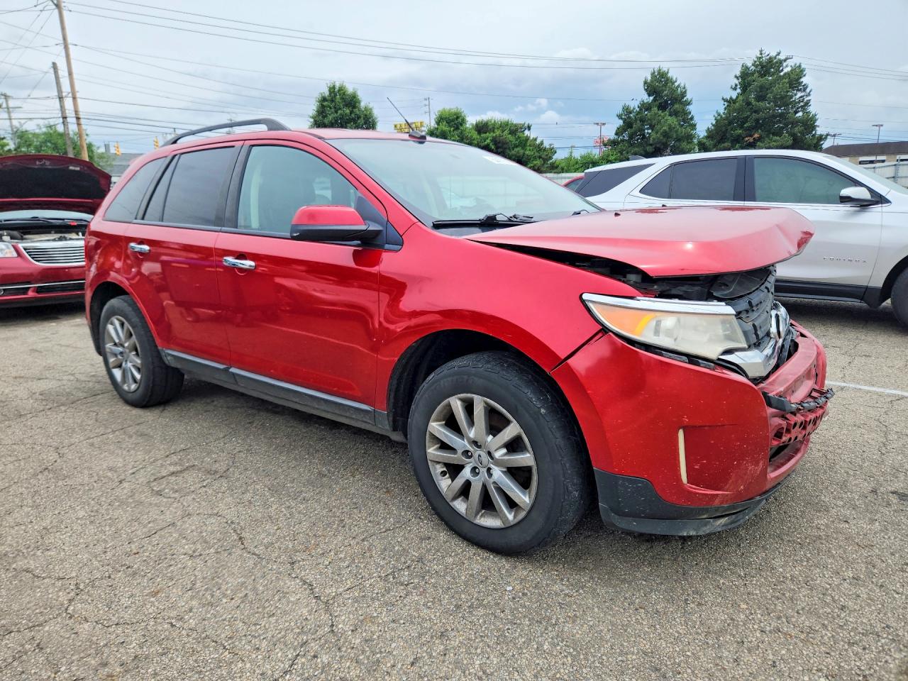 2011 Ford Edge Sel Maroon vin: 2FMDK3JC8BBB29512