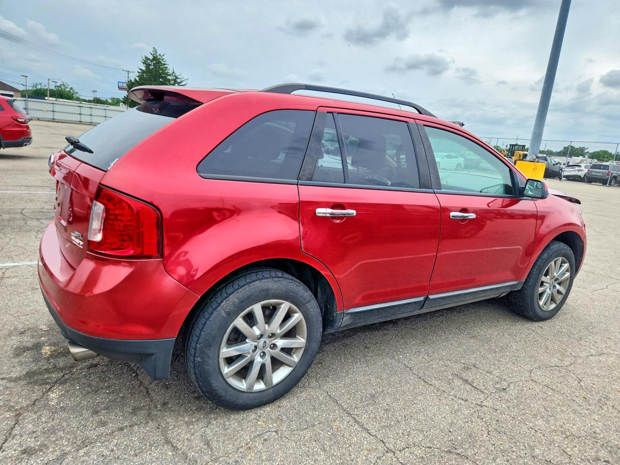 2011 Ford Edge Sel Maroon vin: 2FMDK3JC8BBB29512
