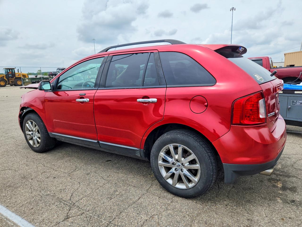 2011 Ford Edge Sel Maroon vin: 2FMDK3JC8BBB29512