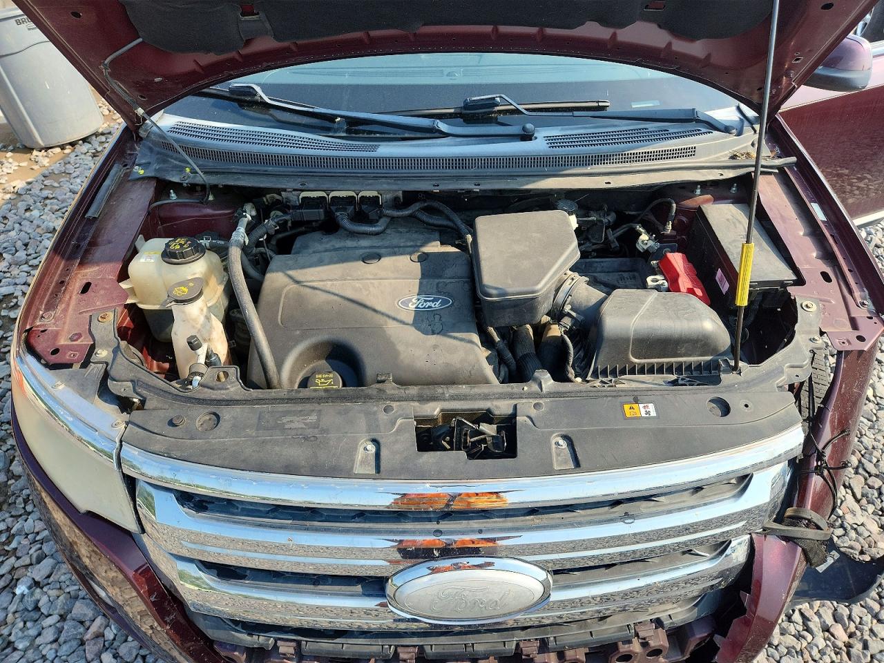 2011 Ford Edge Sel Burgundy vin: 2FMDK3JC8BBB33852