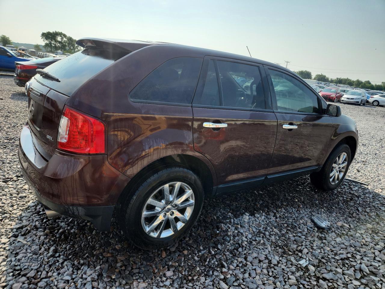 2011 Ford Edge Sel Burgundy vin: 2FMDK3JC8BBB33852
