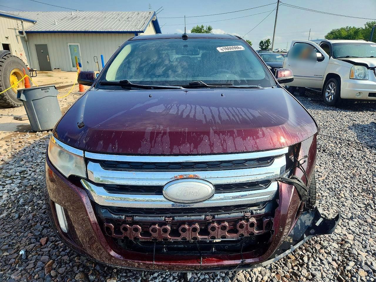 2011 Ford Edge Sel Burgundy vin: 2FMDK3JC8BBB33852