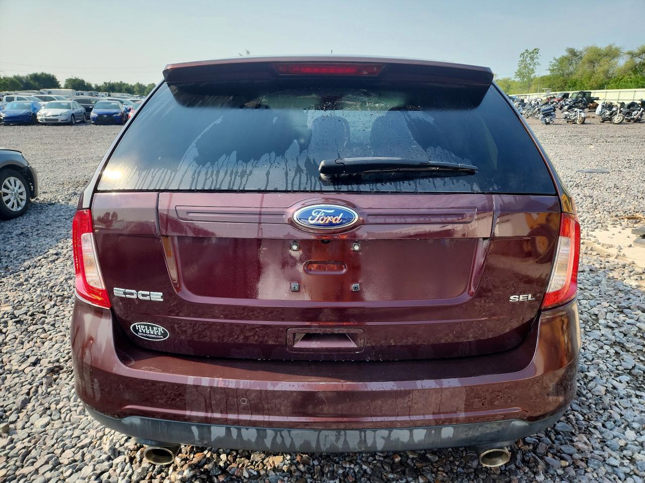 2011 Ford Edge Sel Burgundy vin: 2FMDK3JC8BBB33852