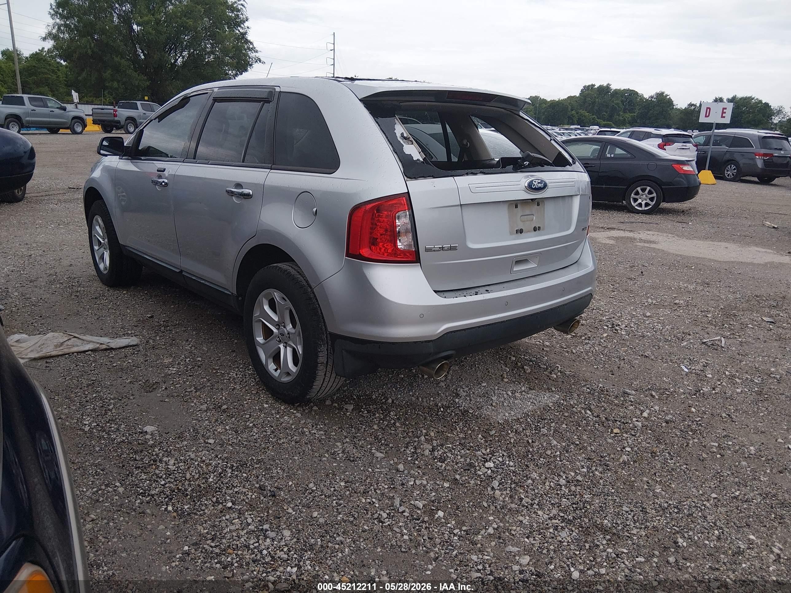 2011 Ford Edge Sel Silver vin: 2FMDK3JC8BBB38646