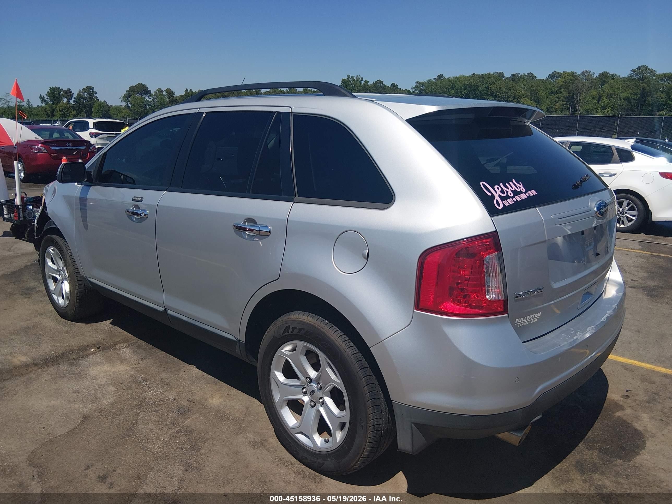 2011 Ford Edge Sel Silver vin: 2FMDK3JC8BBB64258
