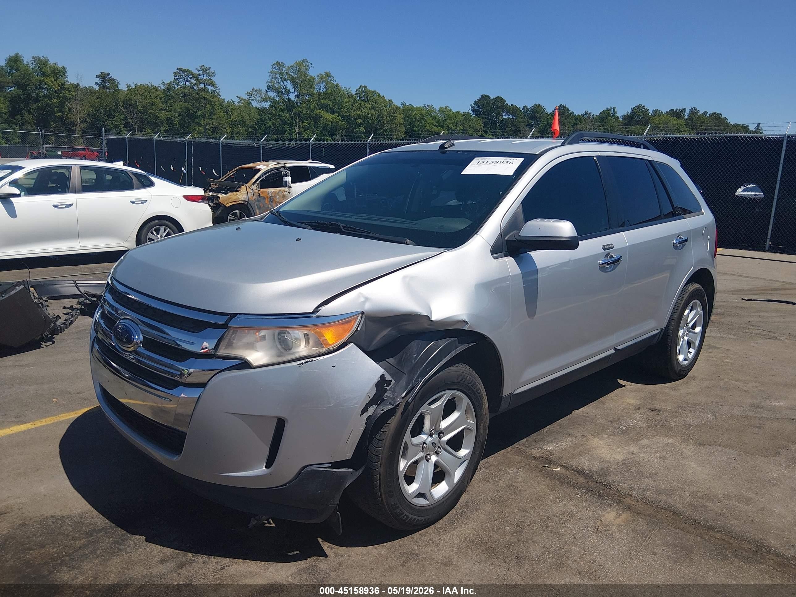 2011 Ford Edge Sel Silver vin: 2FMDK3JC8BBB64258