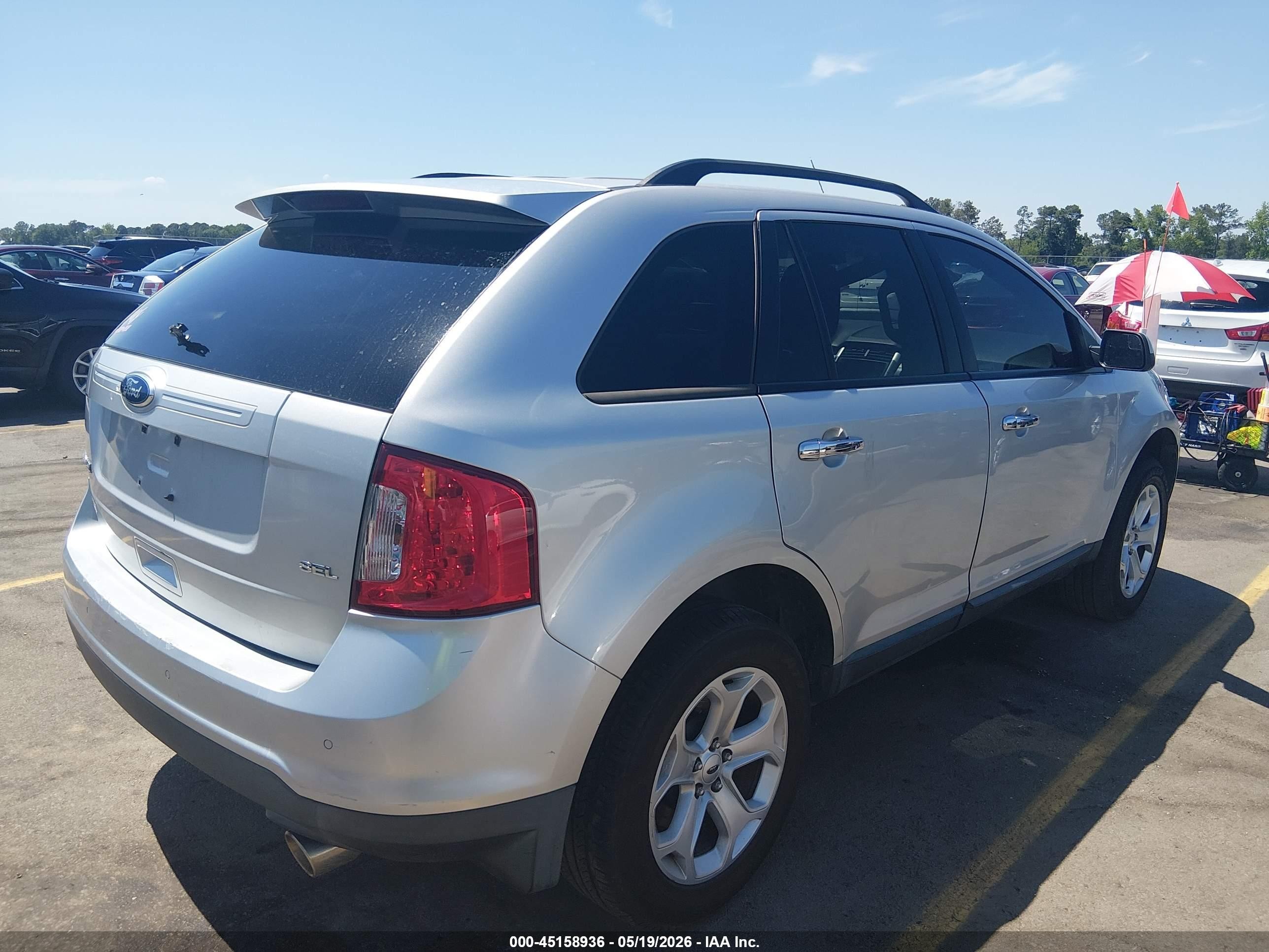 2011 Ford Edge Sel Silver vin: 2FMDK3JC8BBB64258