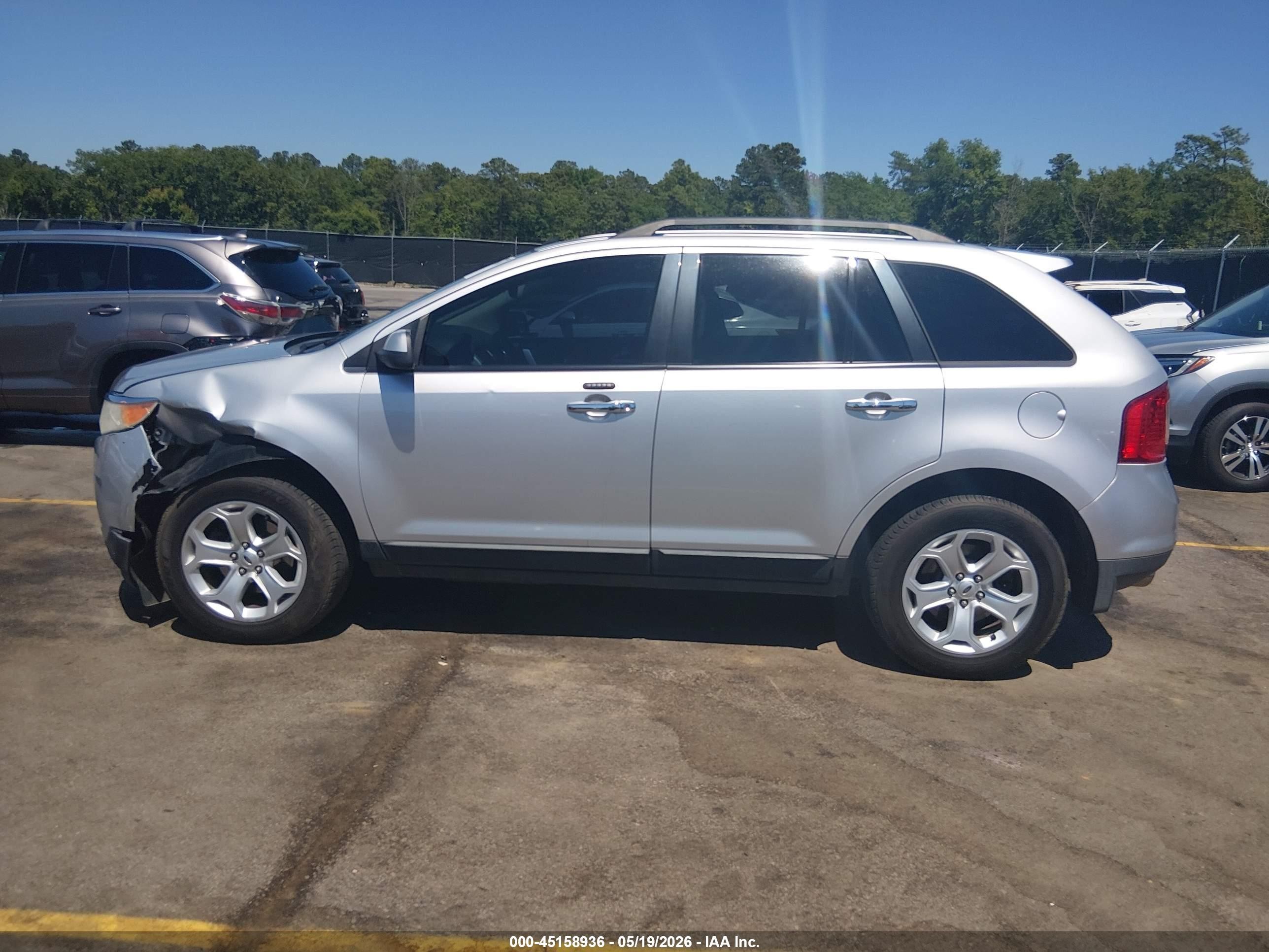 2011 Ford Edge Sel Silver vin: 2FMDK3JC8BBB64258