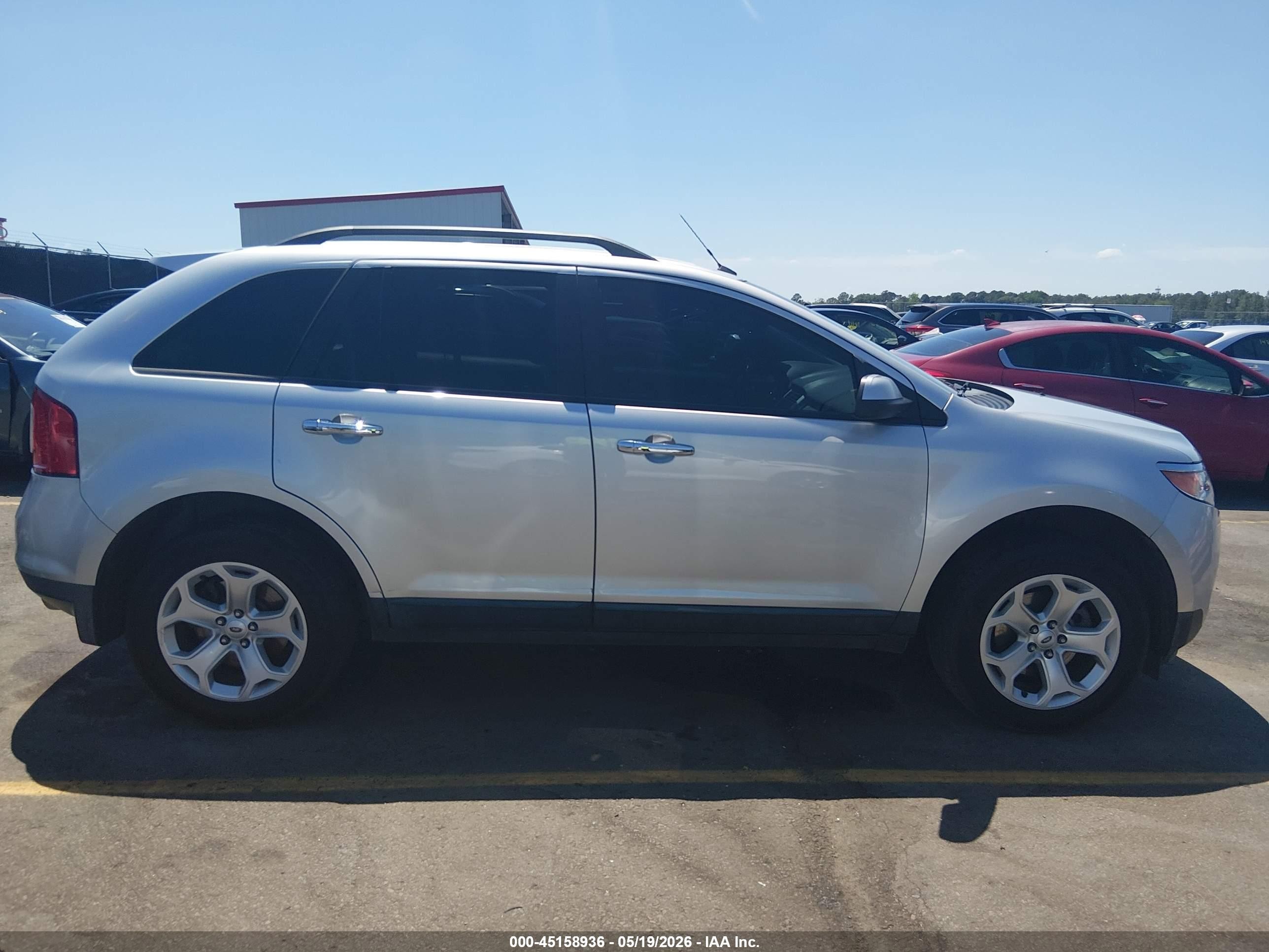 2011 Ford Edge Sel Silver vin: 2FMDK3JC8BBB64258