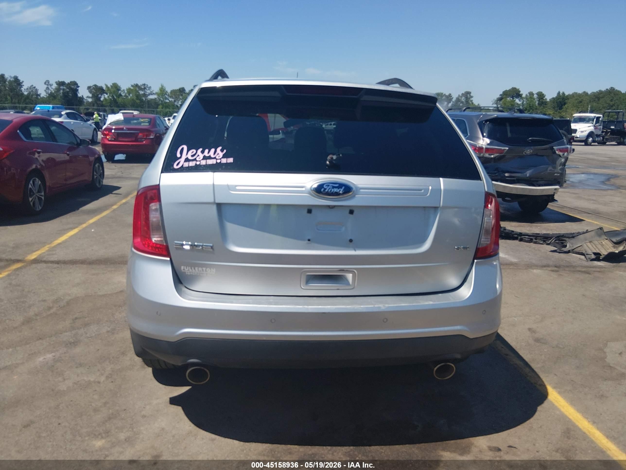 2011 Ford Edge Sel Silver vin: 2FMDK3JC8BBB64258