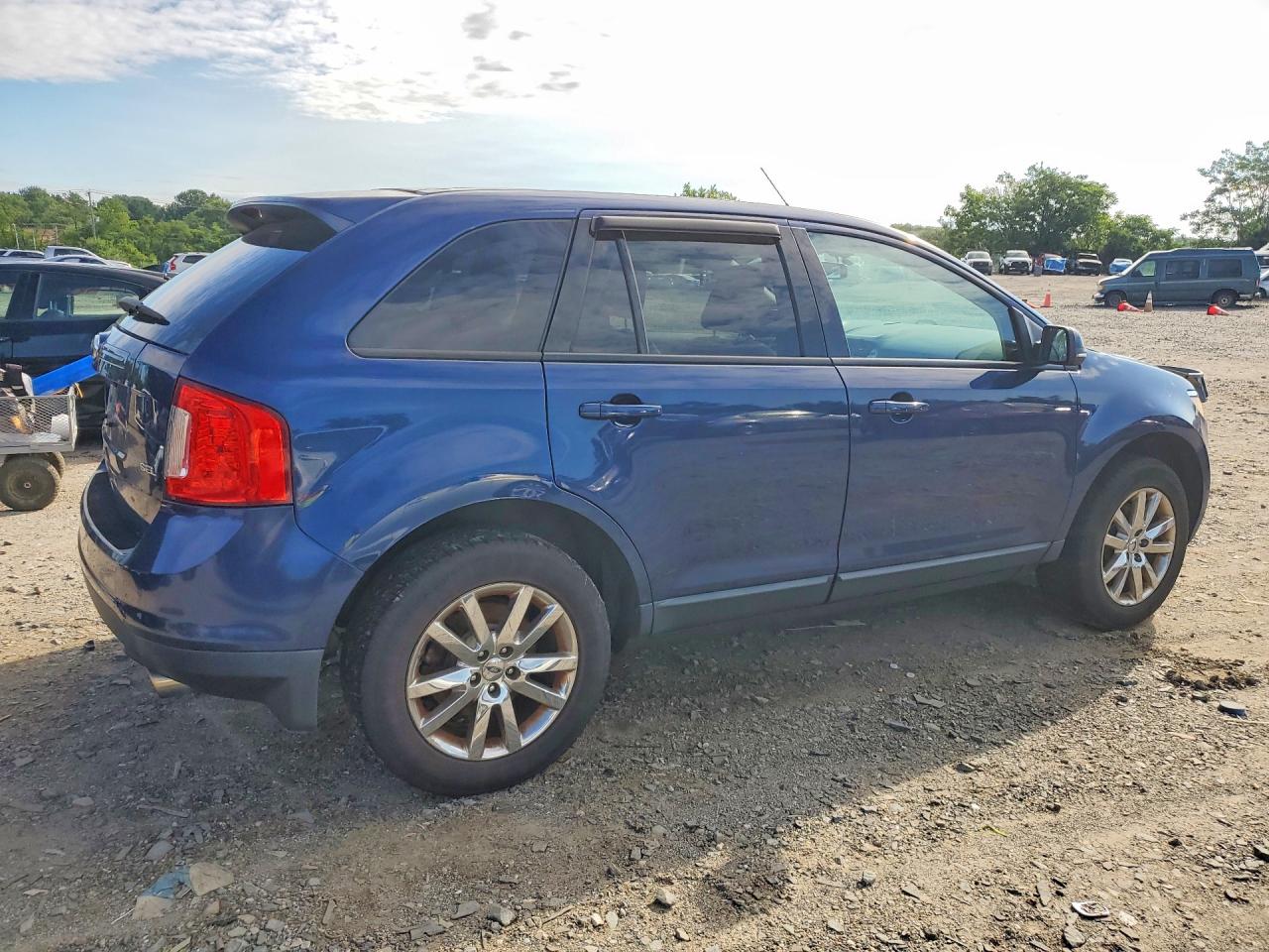 2012 Ford Edge Sel Blue vin: 2FMDK3JC8CBA11753