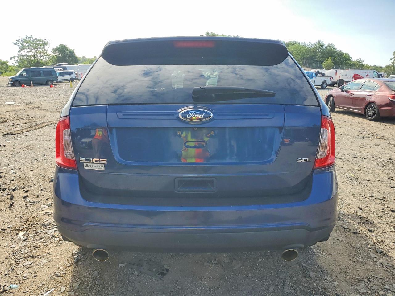 2012 Ford Edge Sel Blue vin: 2FMDK3JC8CBA11753