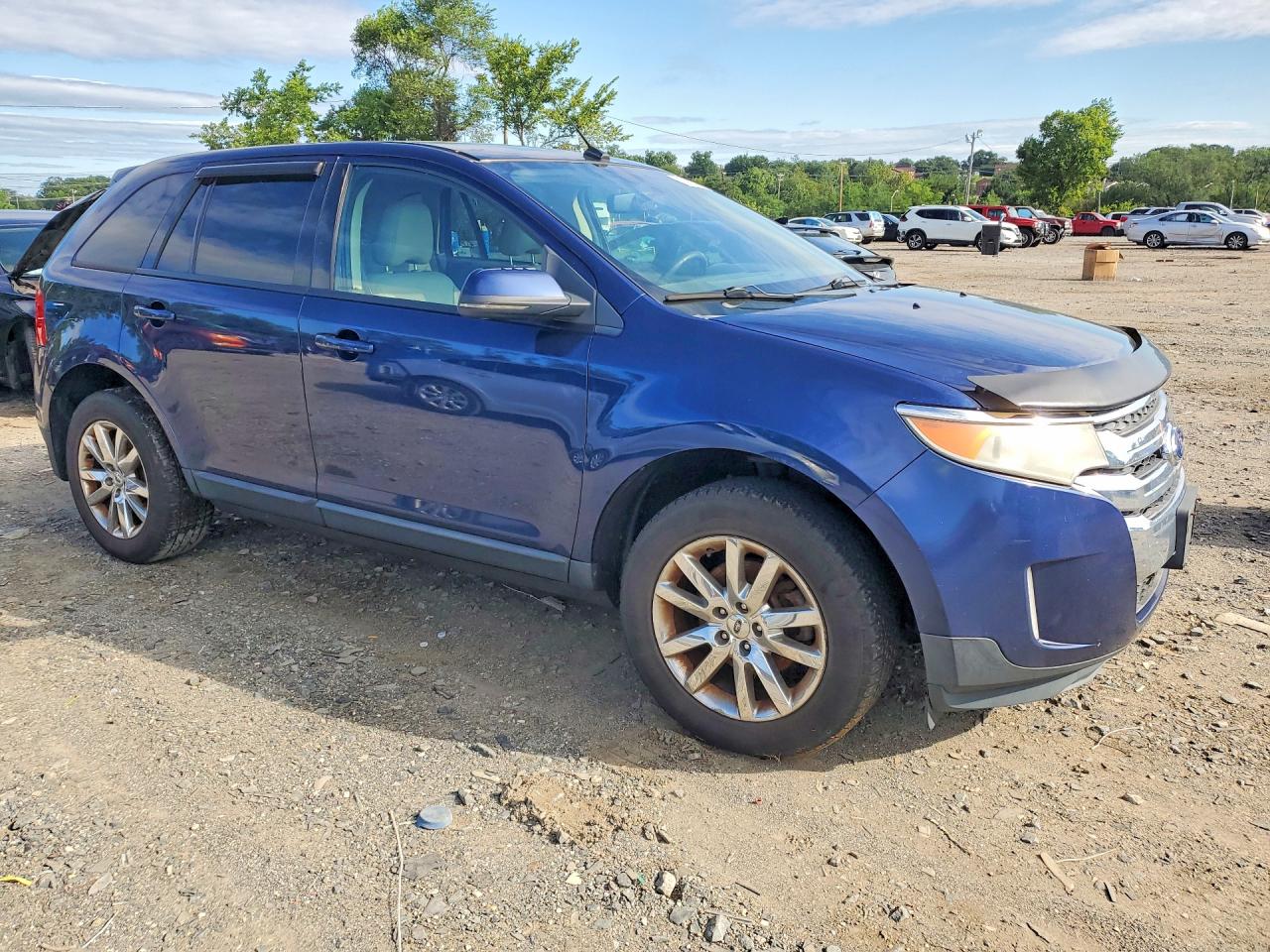 2012 Ford Edge Sel Blue vin: 2FMDK3JC8CBA11753