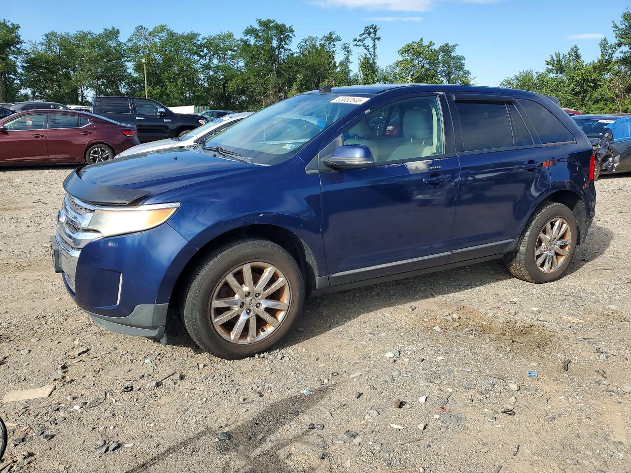 2012 Ford Edge Sel Blue vin: 2FMDK3JC8CBA11753