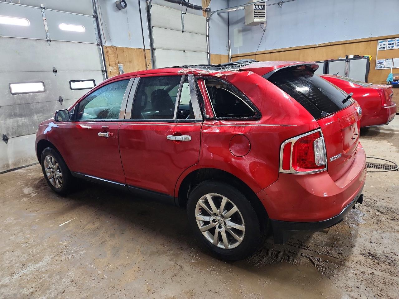 2012 Ford Edge Sel Красный vin: 2FMDK3JC8CBA25930
