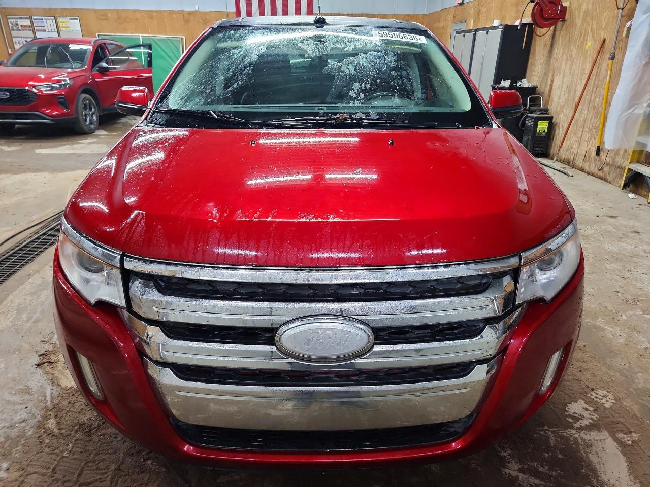 2012 Ford Edge Sel Красный vin: 2FMDK3JC8CBA25930