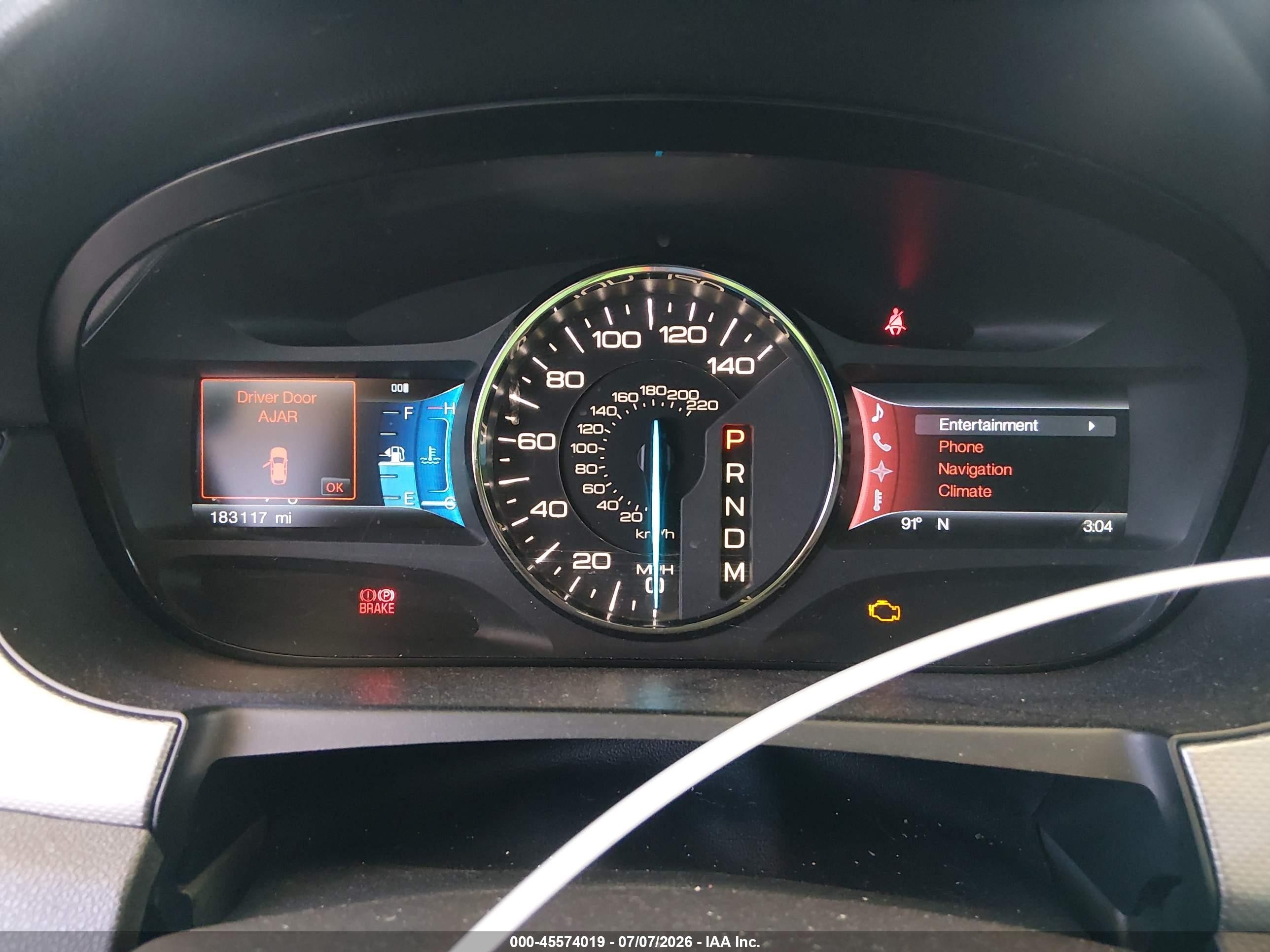 2012 Ford Edge Sel Черный vin: 2FMDK3JC8CBA49807