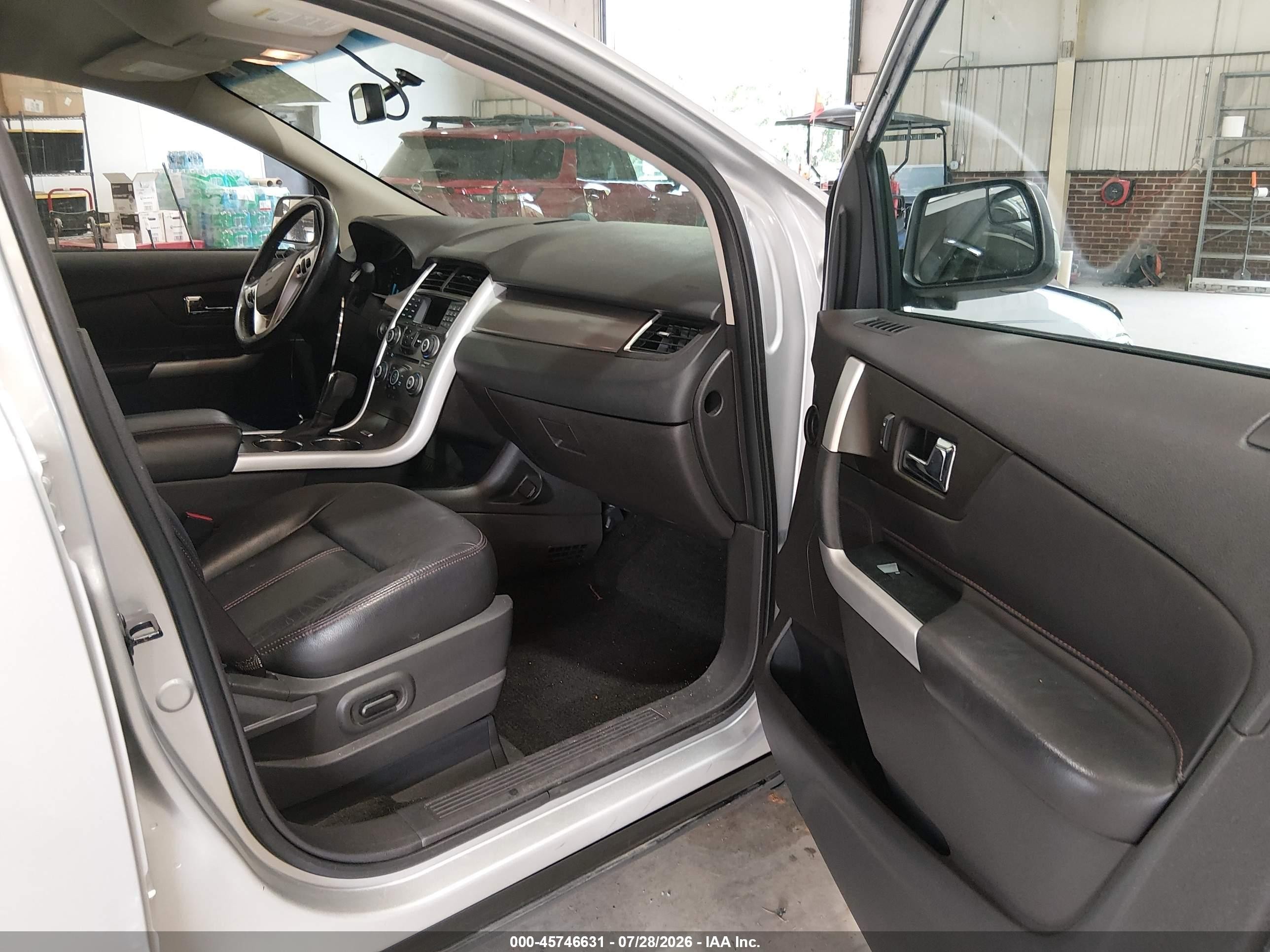 2013 Ford Edge Sel Silver vin: 2FMDK3JC8DBB19582