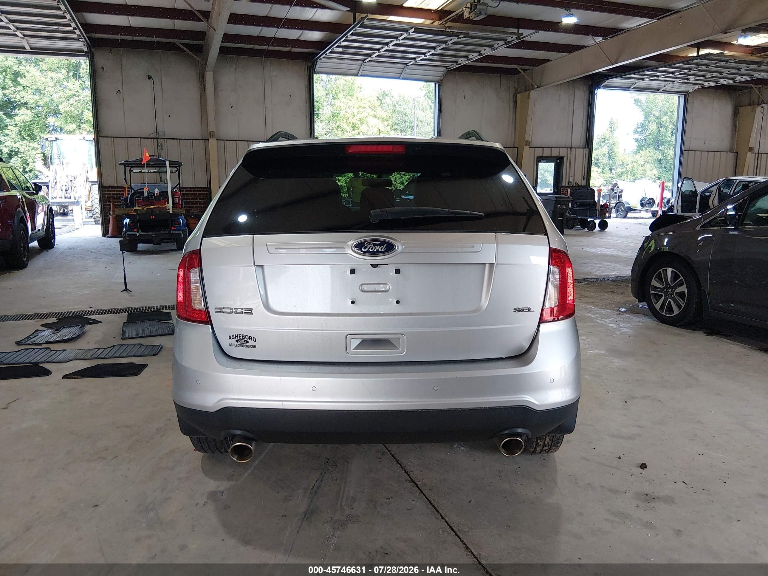 2013 Ford Edge Sel Silver vin: 2FMDK3JC8DBB19582