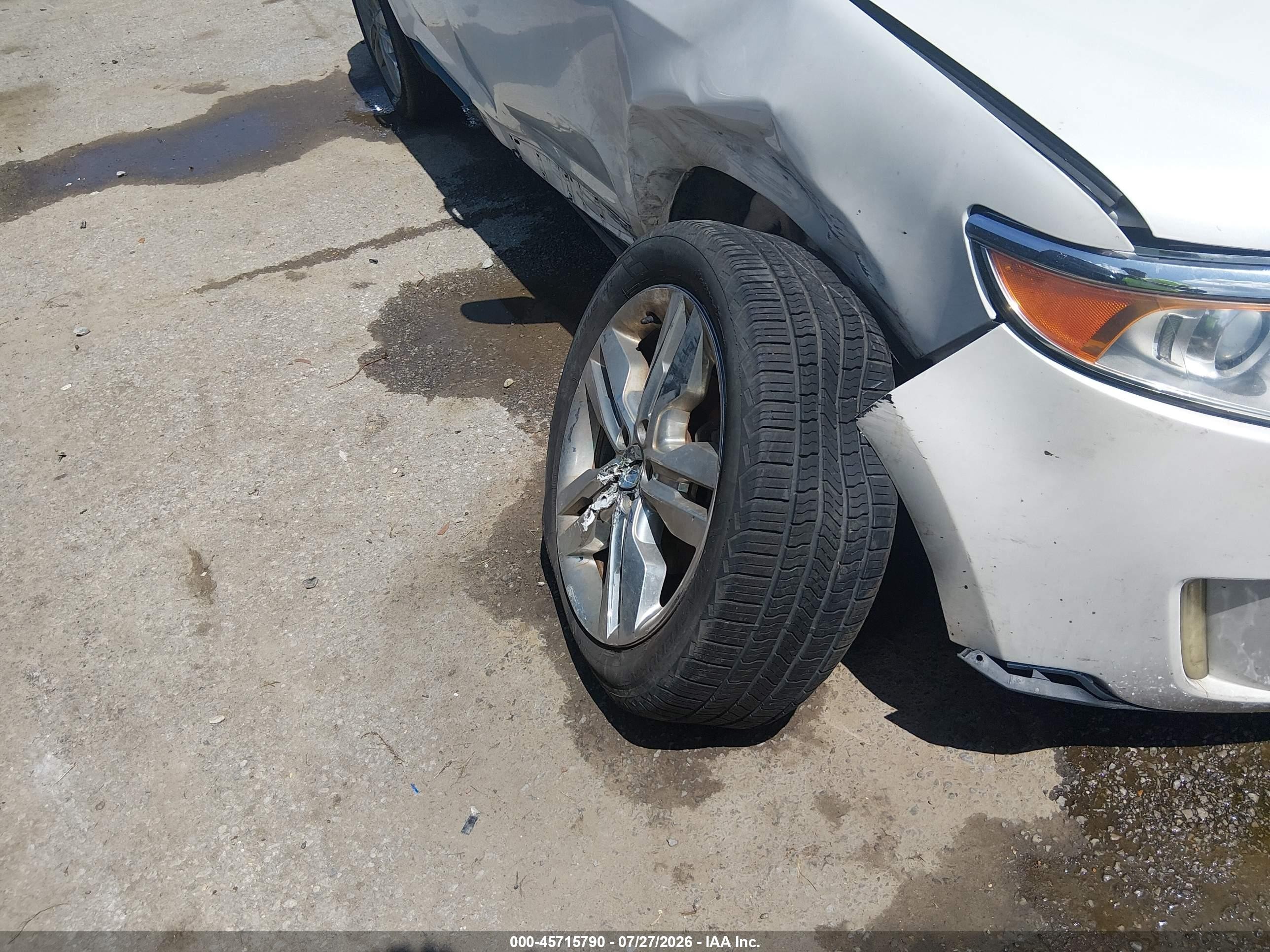2013 Ford Edge Sel White vin: 2FMDK3JC8DBB29674