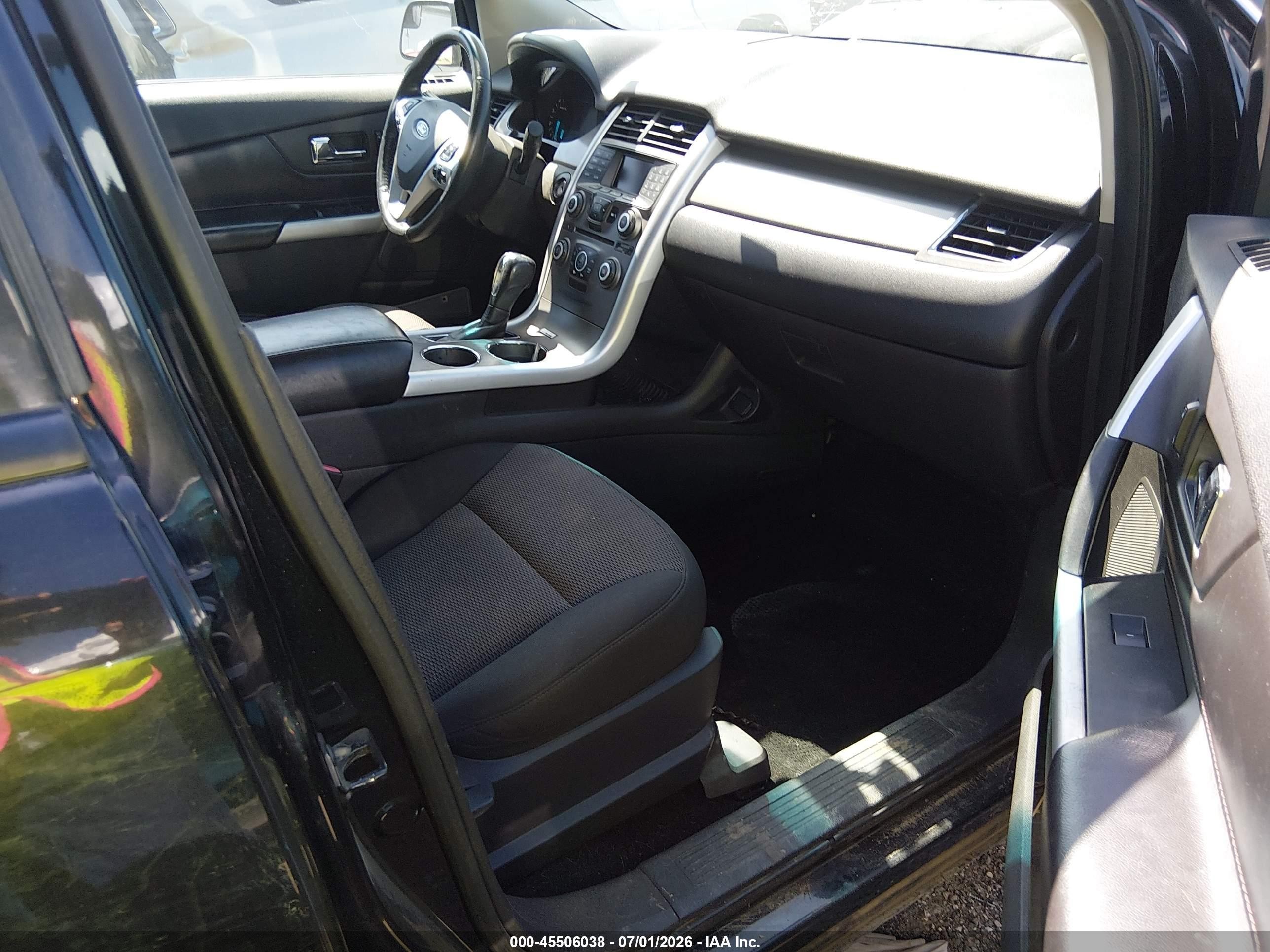 2013 Ford Edge Sel Black vin: 2FMDK3JC8DBB66241