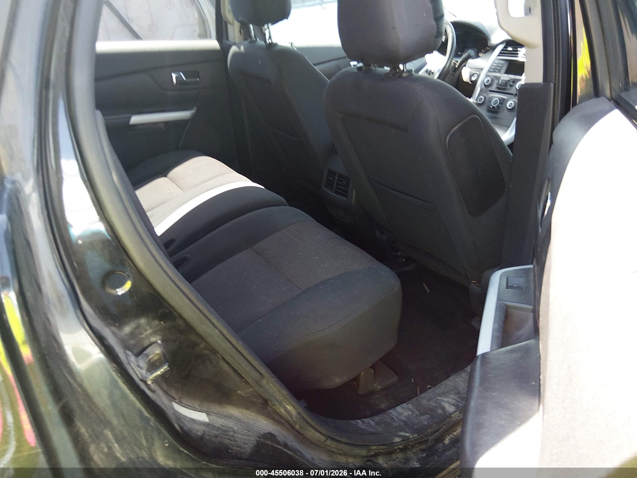 2013 Ford Edge Sel Black vin: 2FMDK3JC8DBB66241