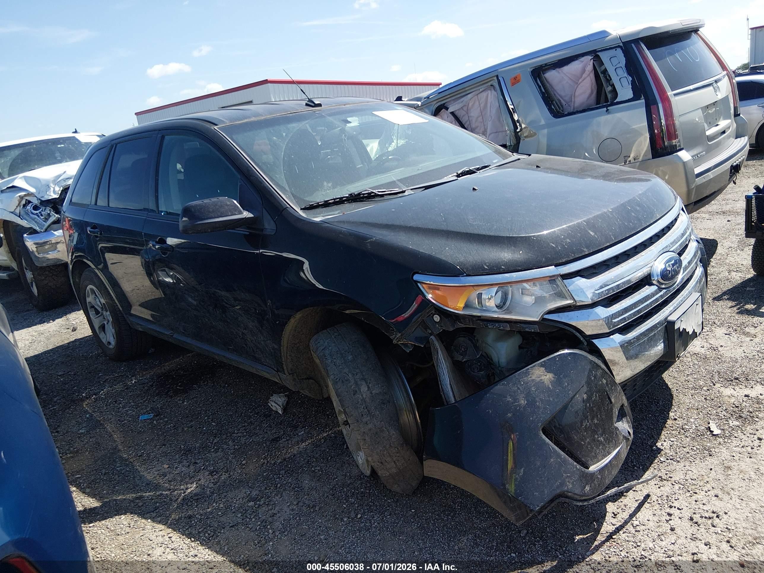 2013 Ford Edge Sel Black vin: 2FMDK3JC8DBB66241