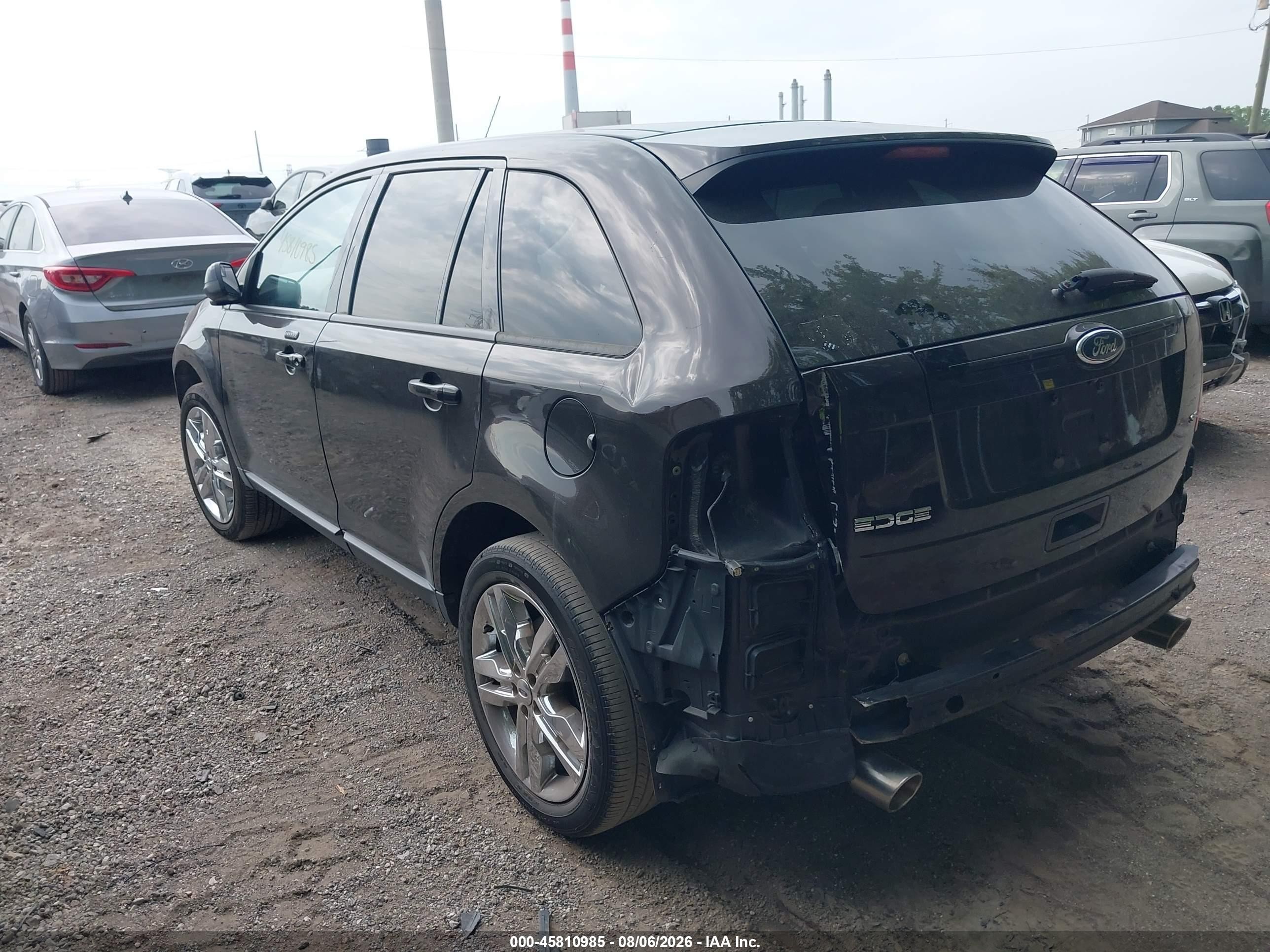 2013 Ford Edge Sel Brown vin: 2FMDK3JC8DBB90149