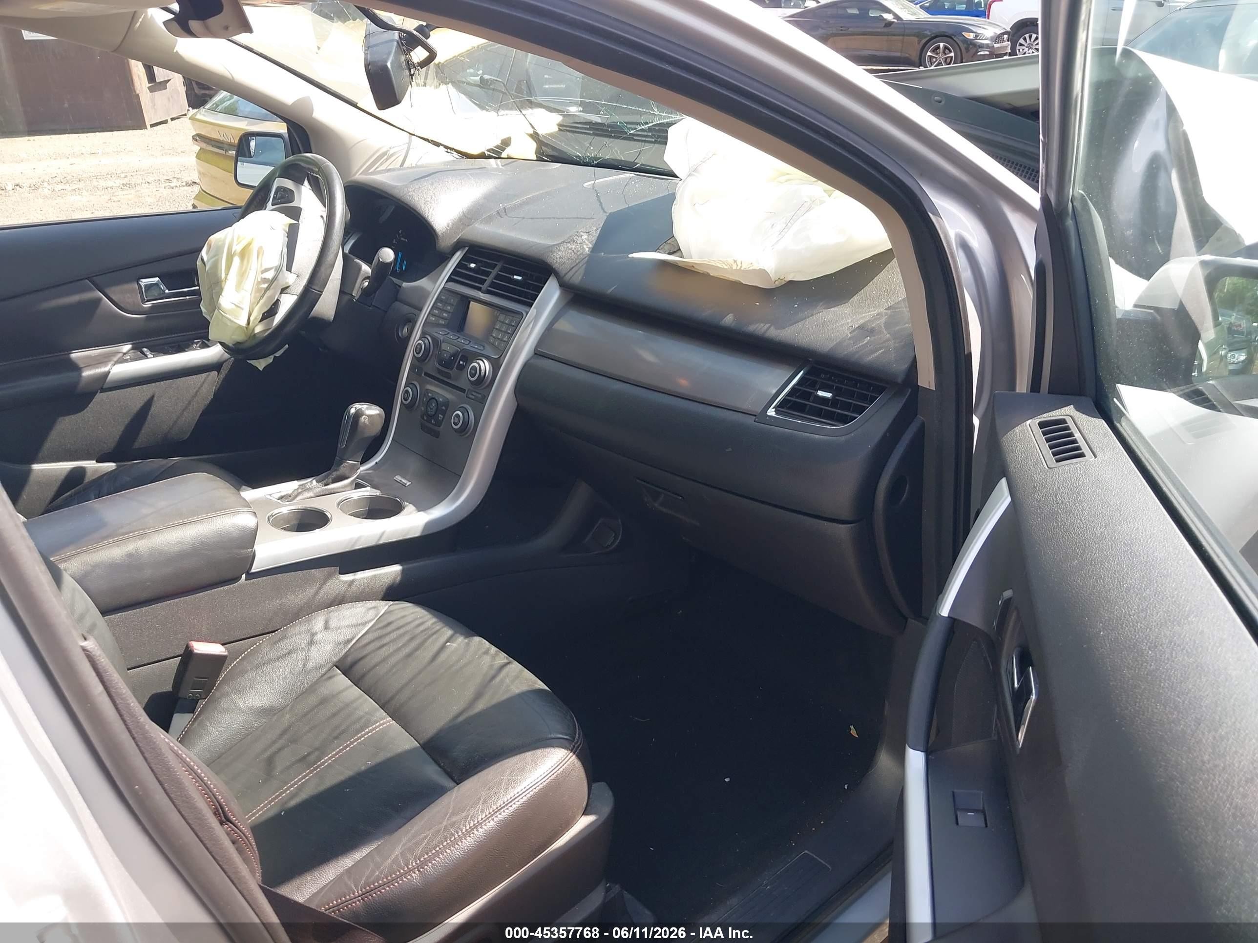 2013 Ford Edge Sel Silver vin: 2FMDK3JC8DBC29466