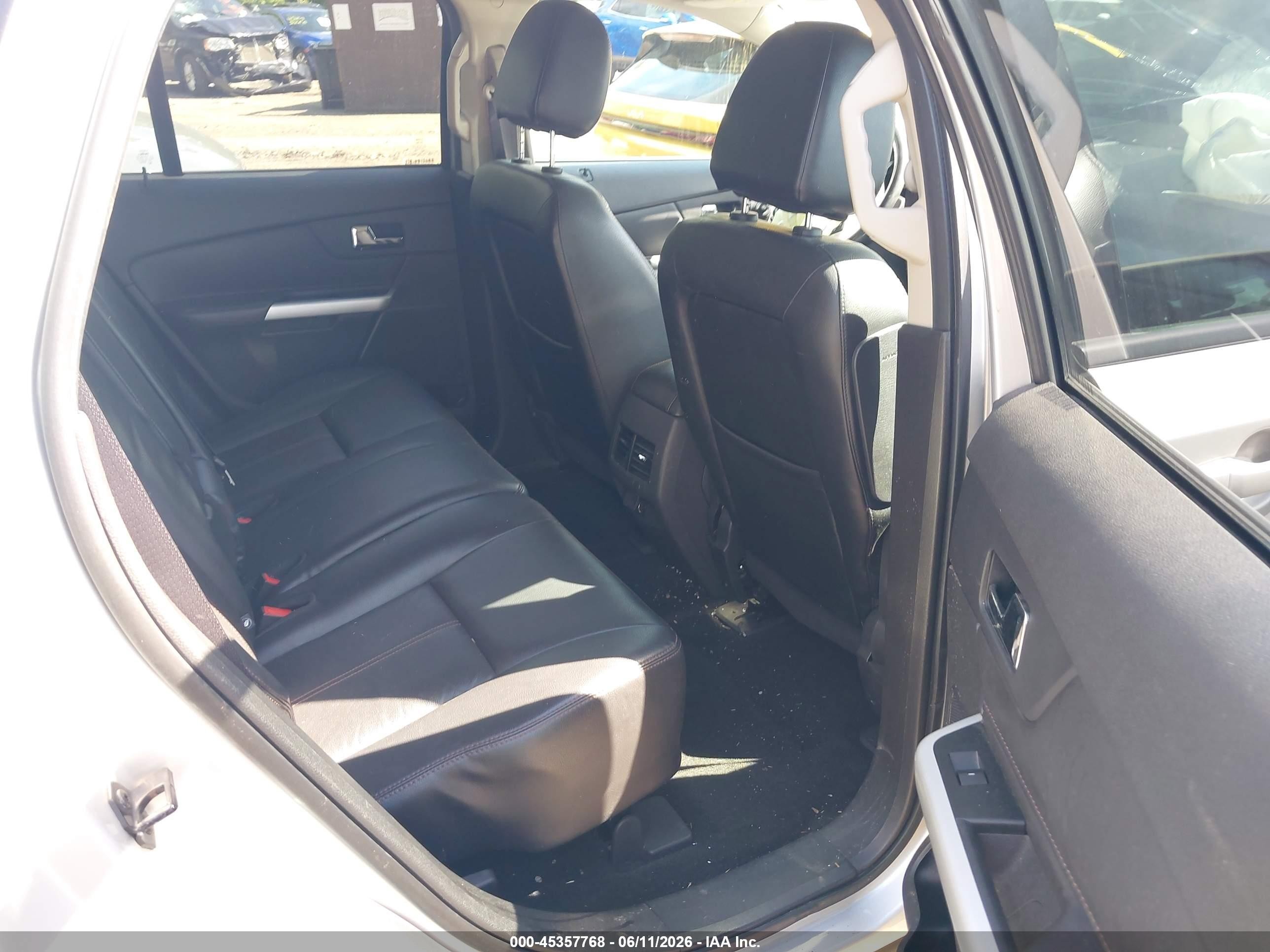 2013 Ford Edge Sel Silver vin: 2FMDK3JC8DBC29466