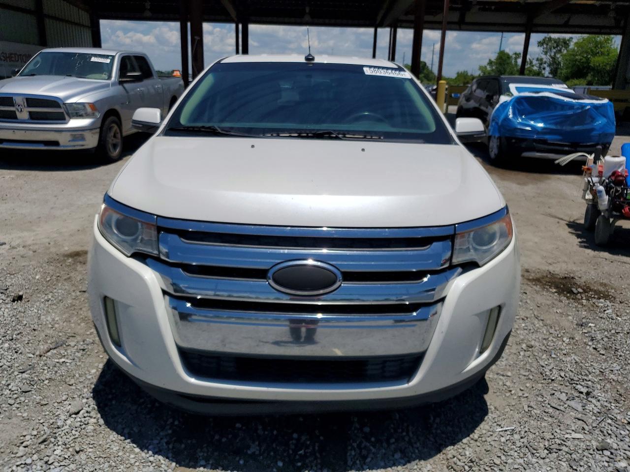 2013 Ford Edge Sel White vin: 2FMDK3JC8DBC91563