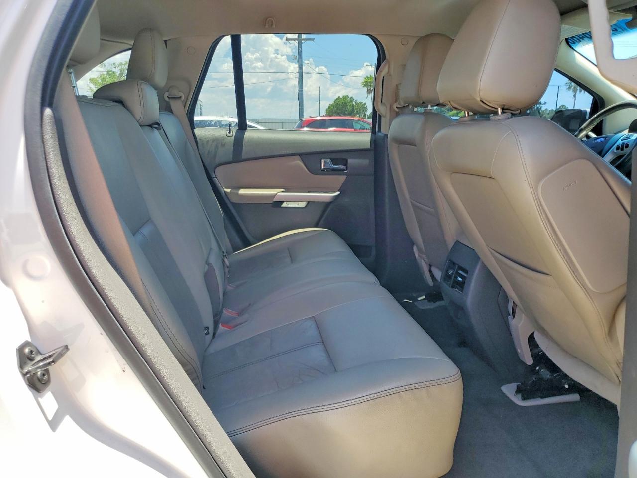 2013 Ford Edge Sel White vin: 2FMDK3JC8DBC91563