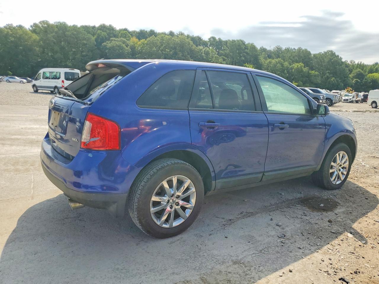 2014 Ford Edge Sel Синий vin: 2FMDK3JC8EBA04353