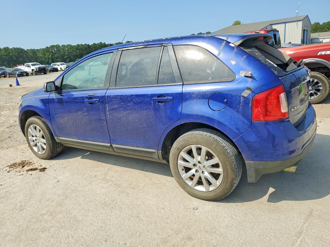 2014 Ford Edge Sel Синий vin: 2FMDK3JC8EBA04353