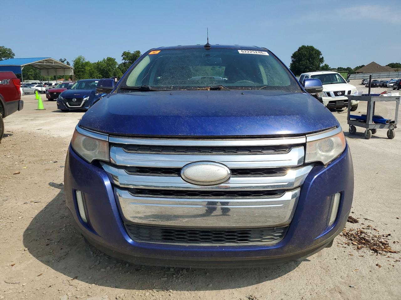 2014 Ford Edge Sel Синий vin: 2FMDK3JC8EBA04353
