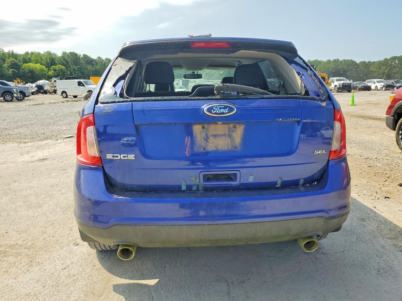 2014 Ford Edge Sel Синий vin: 2FMDK3JC8EBA04353