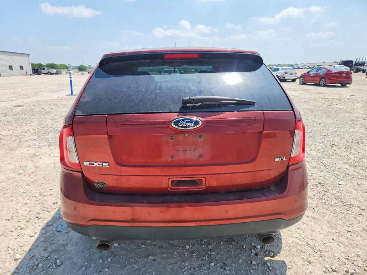 2014 Ford Edge Sel Orange vin: 2FMDK3JC8EBA24716