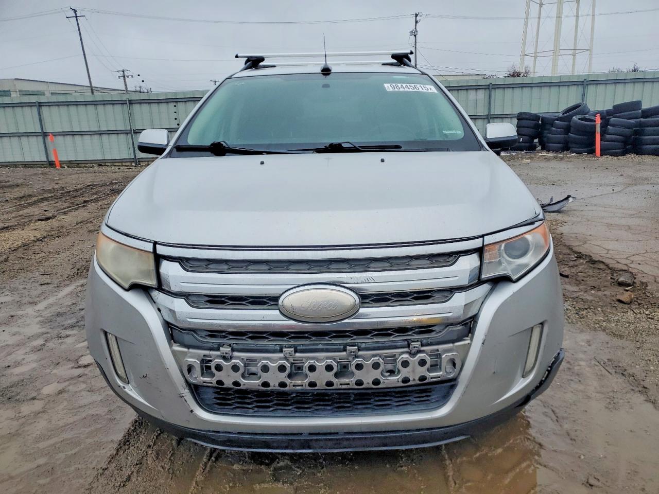 2014 Ford Edge Sel Silver vin: 2FMDK3JC8EBB03982