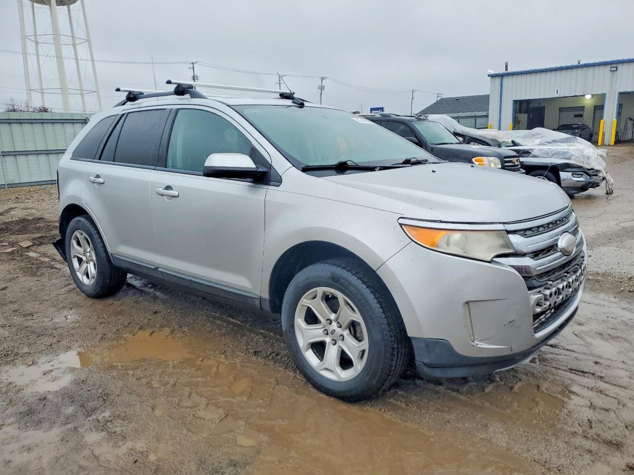 2014 Ford Edge Sel Silver vin: 2FMDK3JC8EBB03982