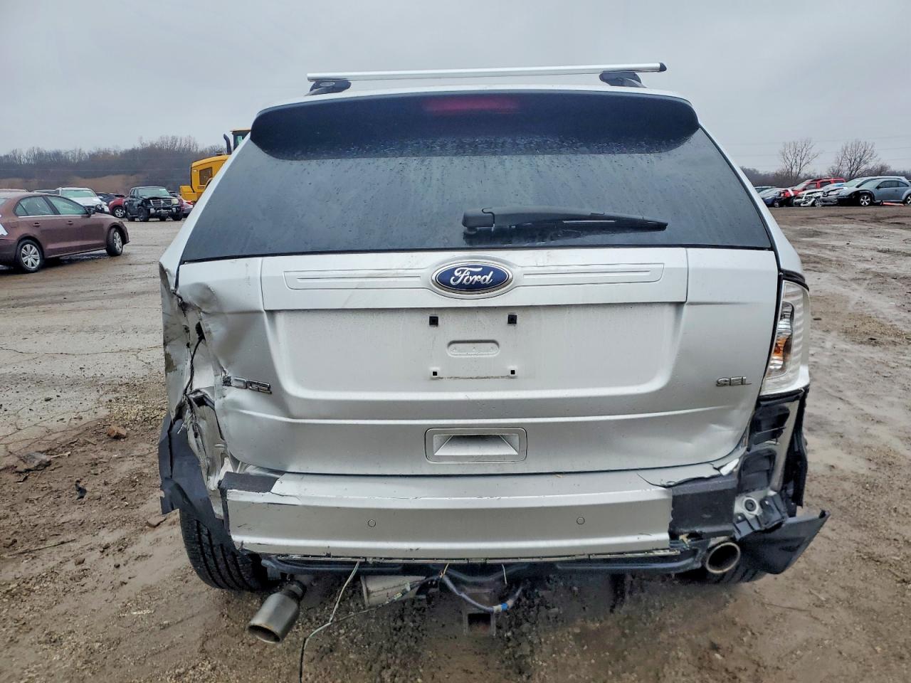 2014 Ford Edge Sel Silver vin: 2FMDK3JC8EBB03982