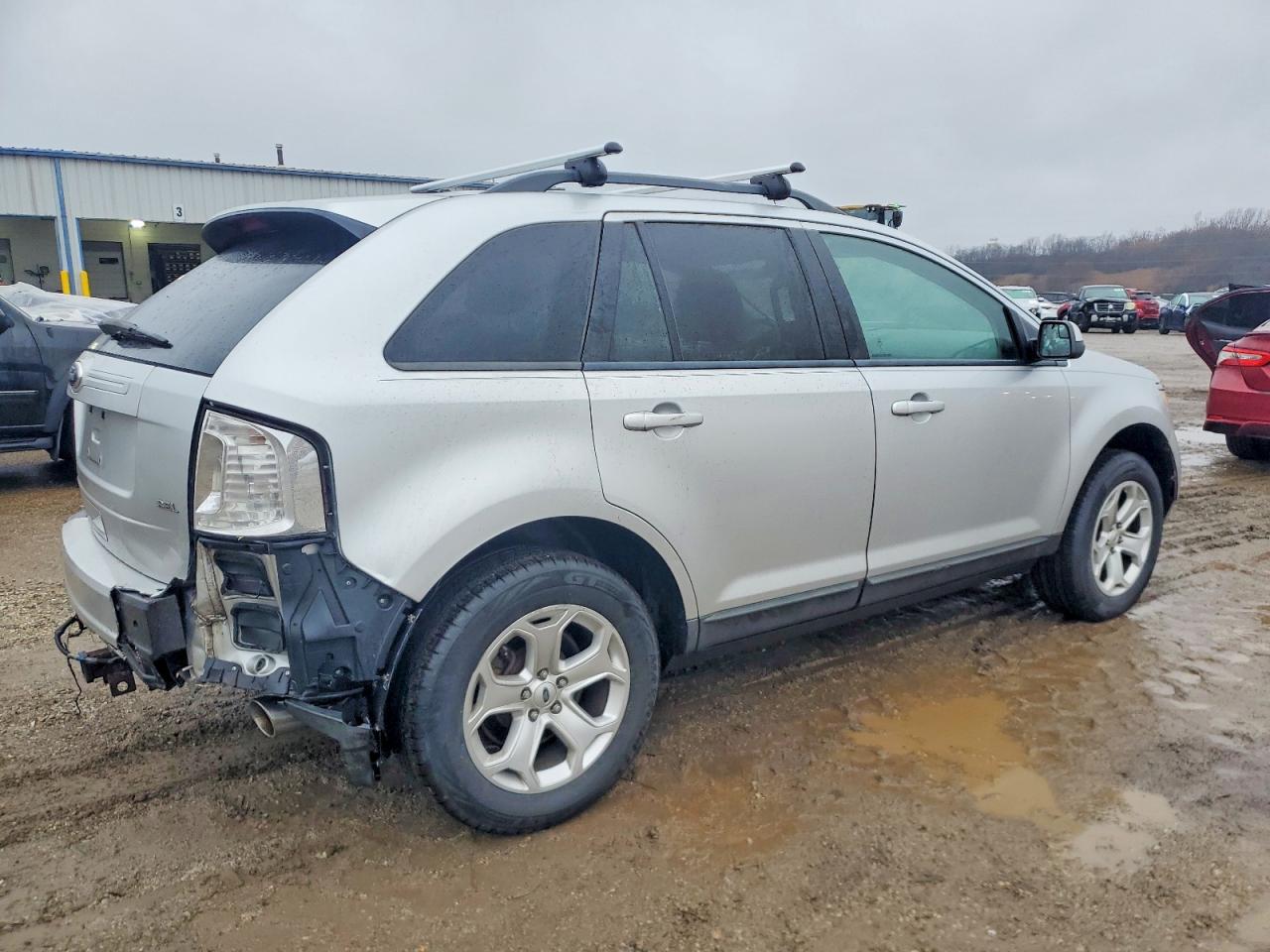 2014 Ford Edge Sel Silver vin: 2FMDK3JC8EBB03982