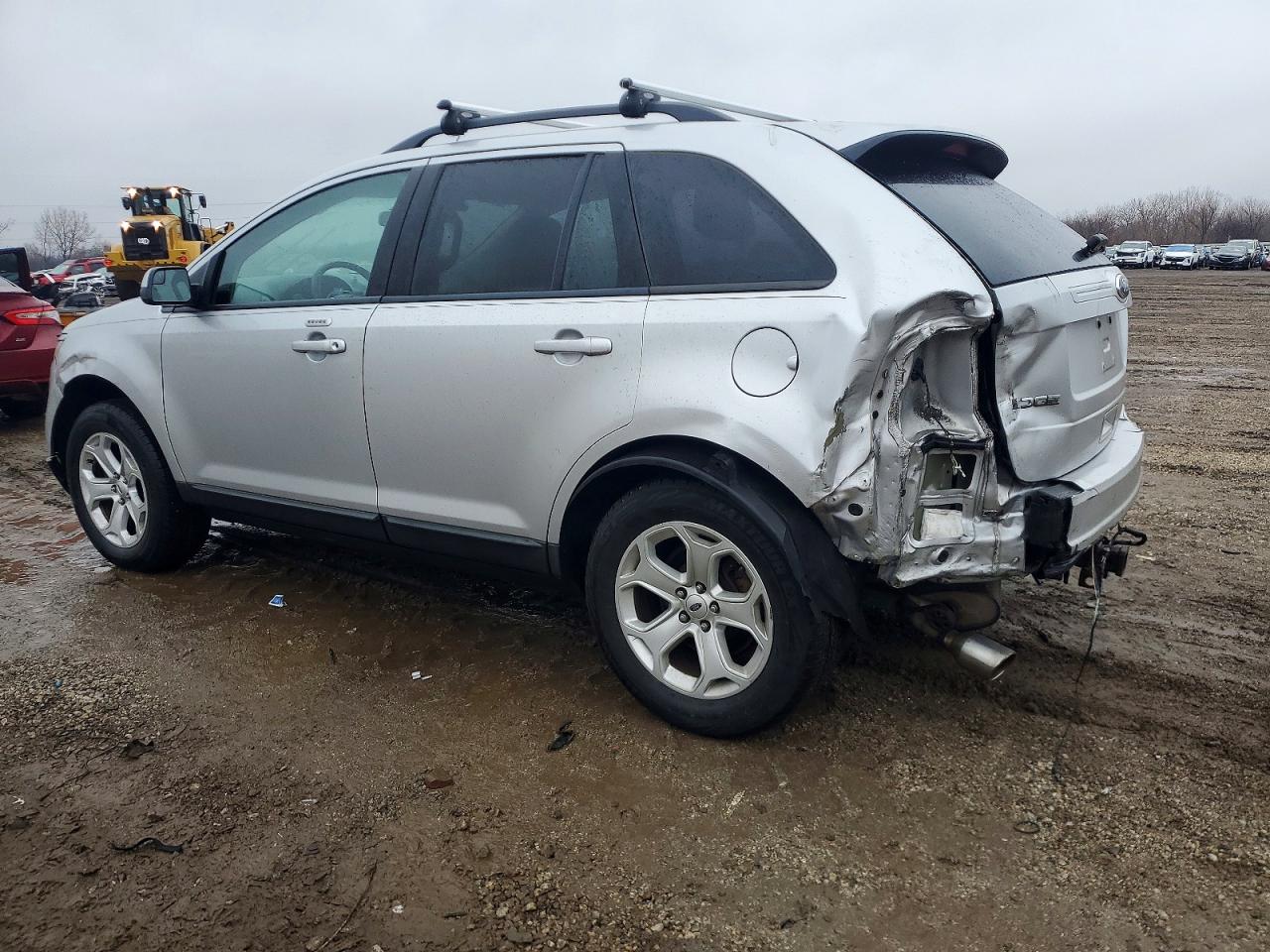 2014 Ford Edge Sel Silver vin: 2FMDK3JC8EBB03982