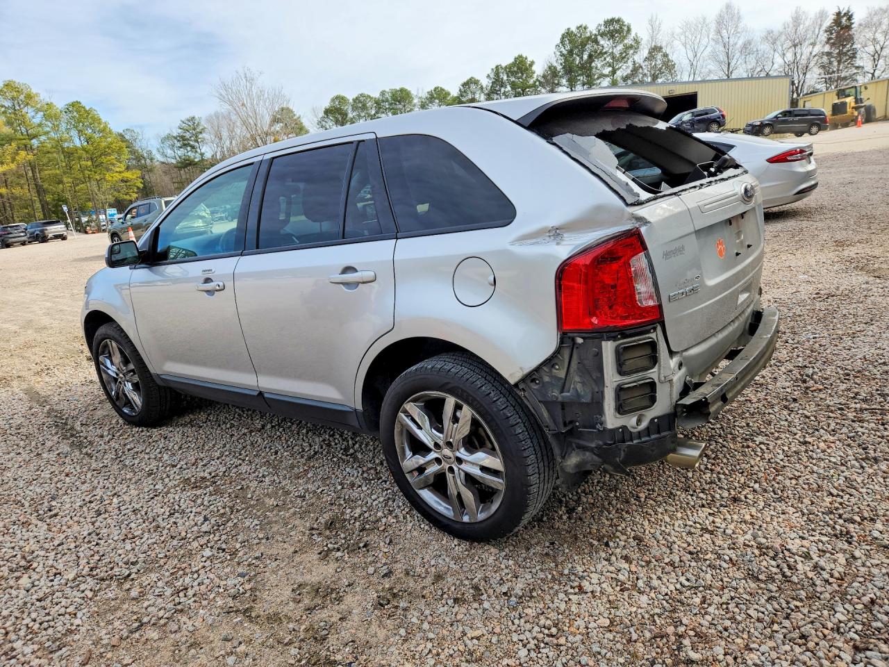 2014 Ford Edge Sel Silver vin: 2FMDK3JC8EBB29451