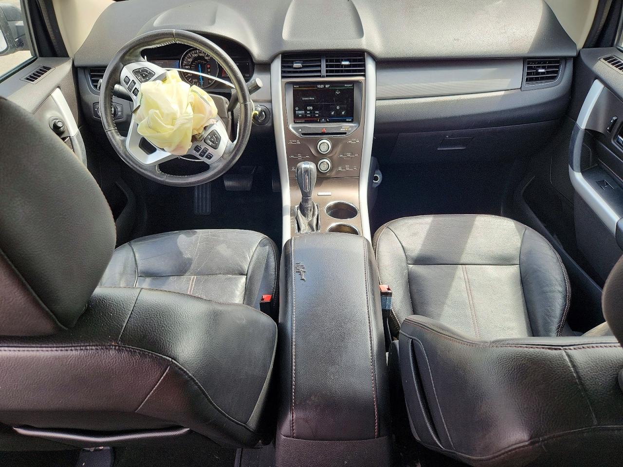 2014 Ford Edge Sel White vin: 2FMDK3JC8EBB67178