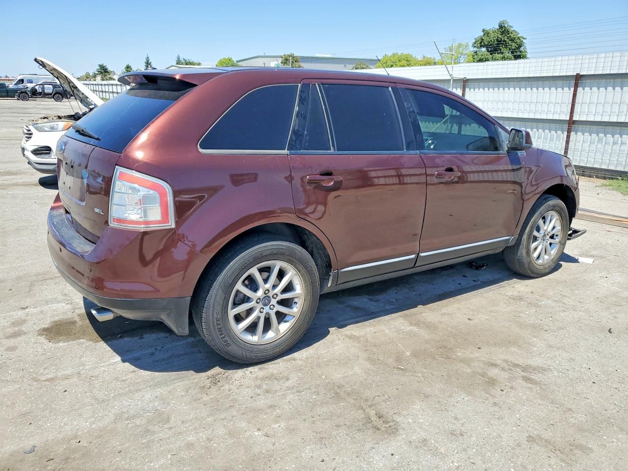 2010 Ford Edge Sel Burgundy vin: 2FMDK3JC9ABA36027